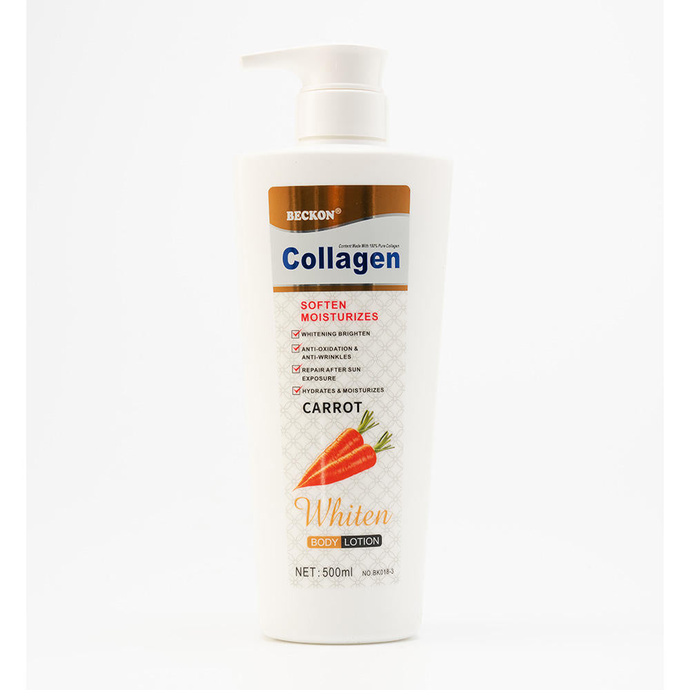 Lait Corporelle Hydratant et Eclaircissant à la carotte {BECKON COLLAGEN CARROT}
